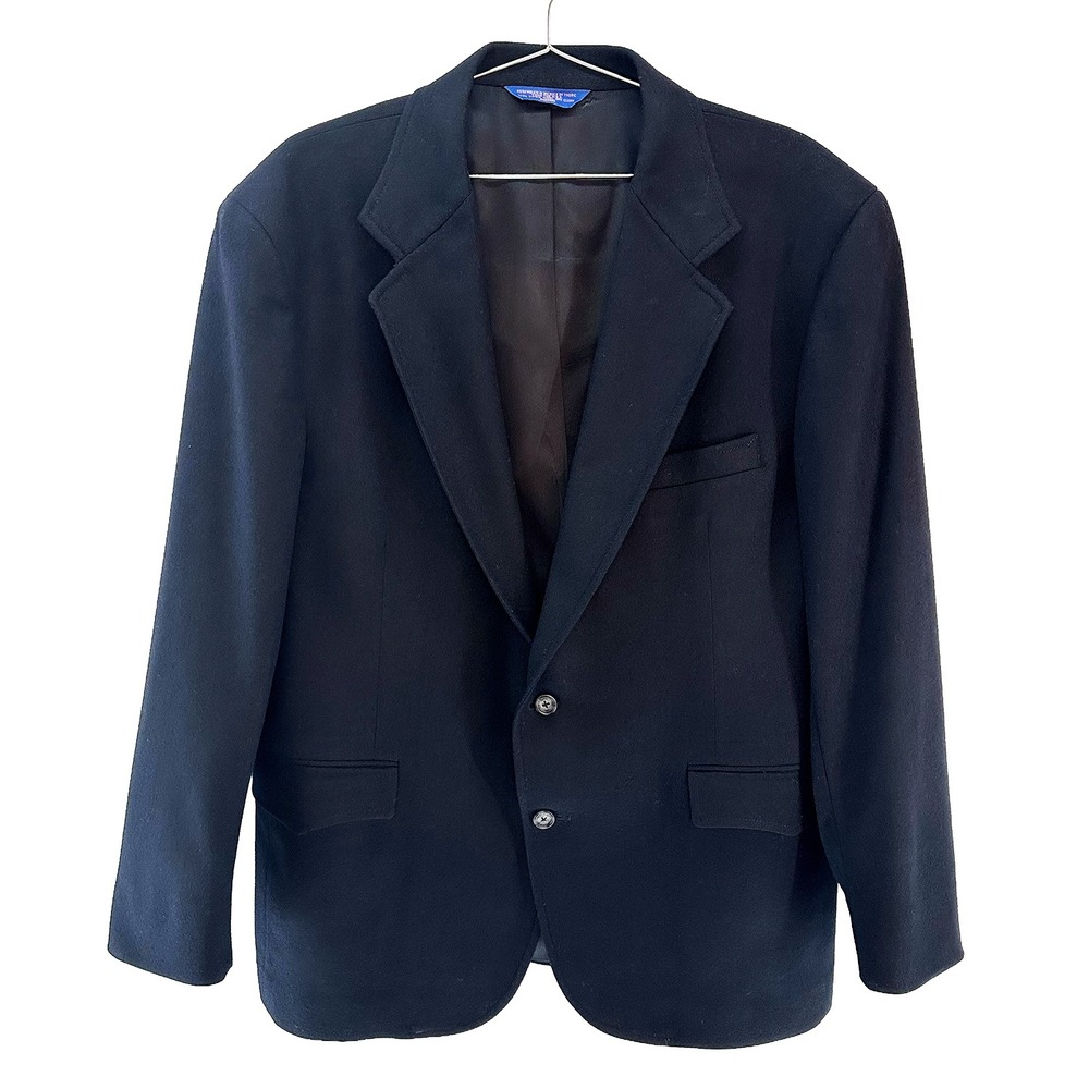 PENDLETON Men's 100% Virgin Wool Blazer Sport Coat • 44 • navy blue